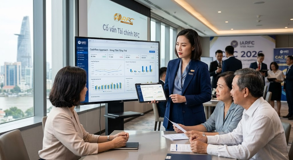 Cố vấn Tài chính trình bày Phương pháp Dòng tiền cho Khách hàng